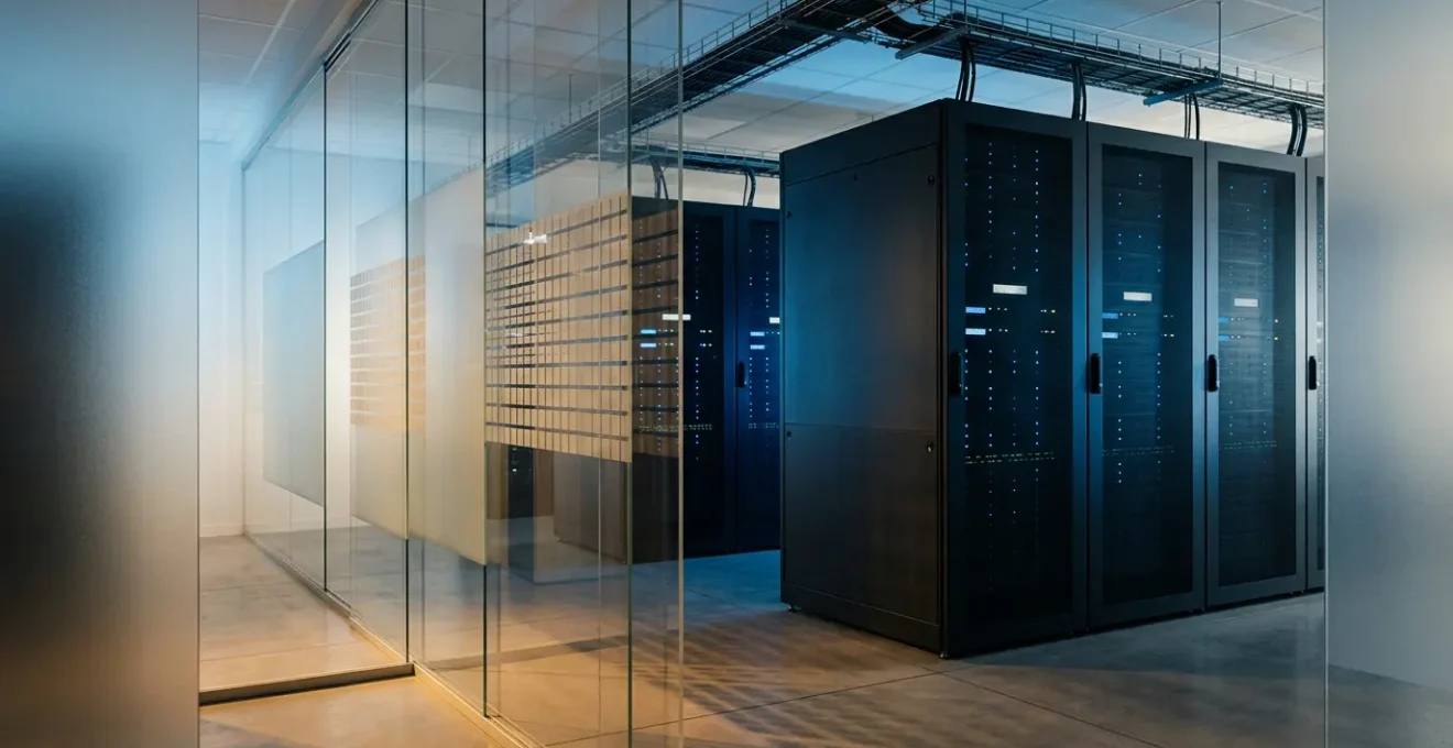 Abstract visualization representing the intersection of big data infrastructure and privacy protection frameworks