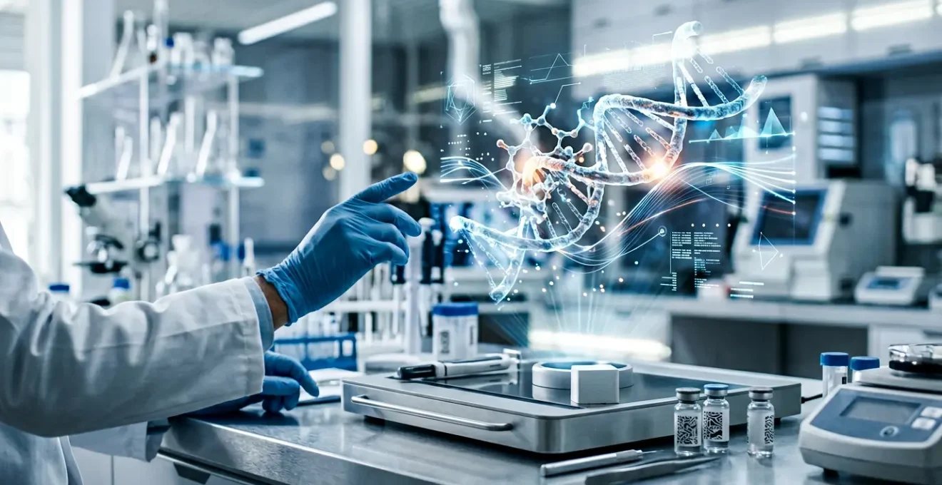 Advanced computational modeling replacing traditional animal testing in cosmetics research through artificial intelligence and digital simulation