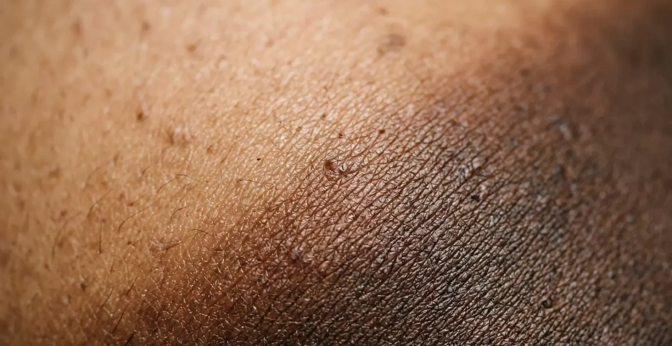 Macro close-up revealing diversity in biological tissue samples used for medical AI training