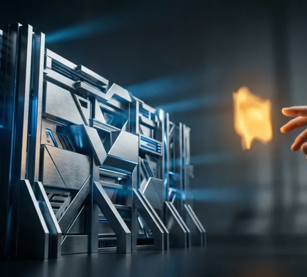 Abstract conceptual representation of cybersecurity human element vulnerability
