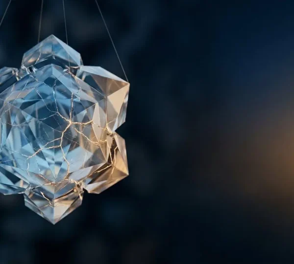 Abstract quantum-mechanical visualization of cryptographic security at the threshold of transformation, representing the transition from classical to post-quantum encryption paradigms