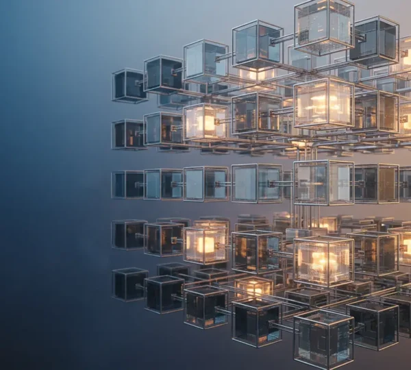 Visual metaphor representing software license optimization and cost control in enterprise technology environments