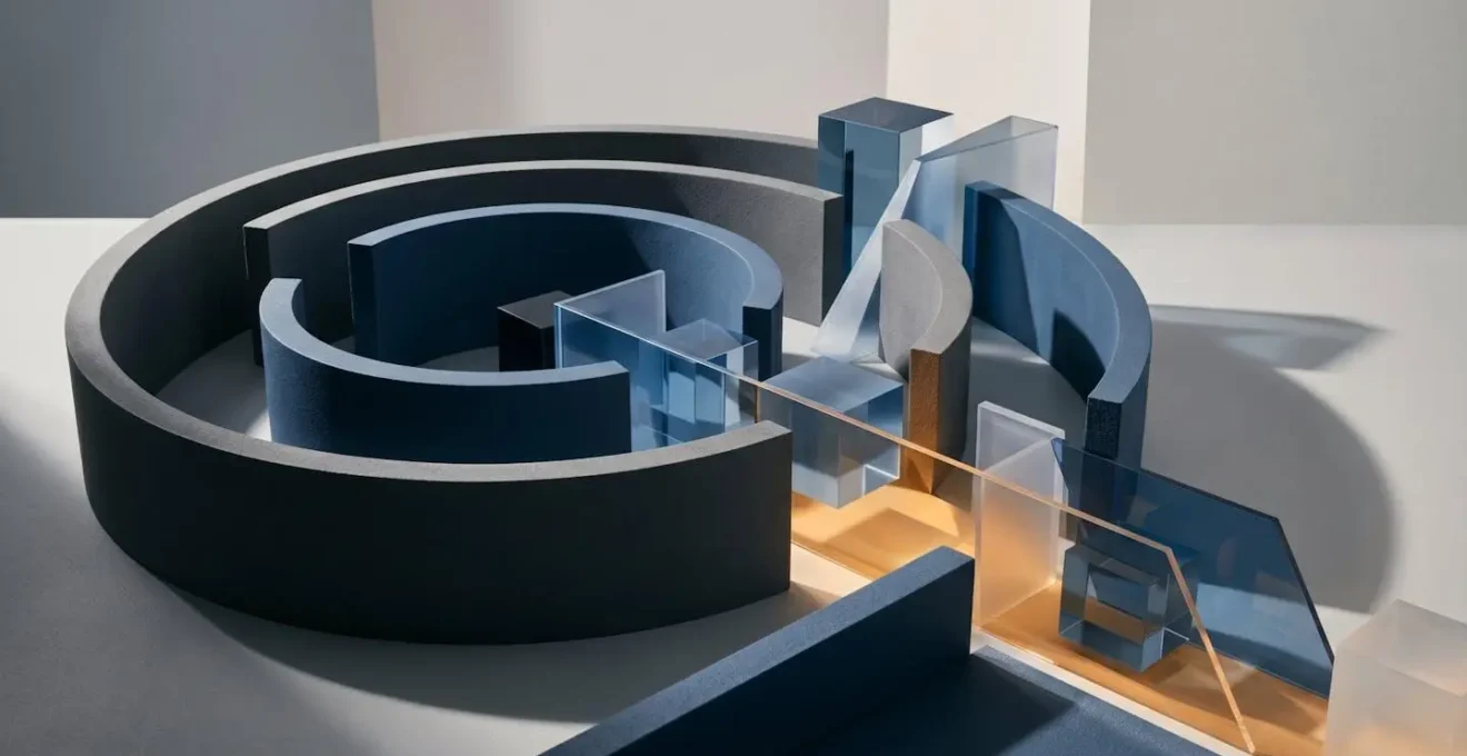 Abstract representation of secure data flow and privacy protection in virtual environments