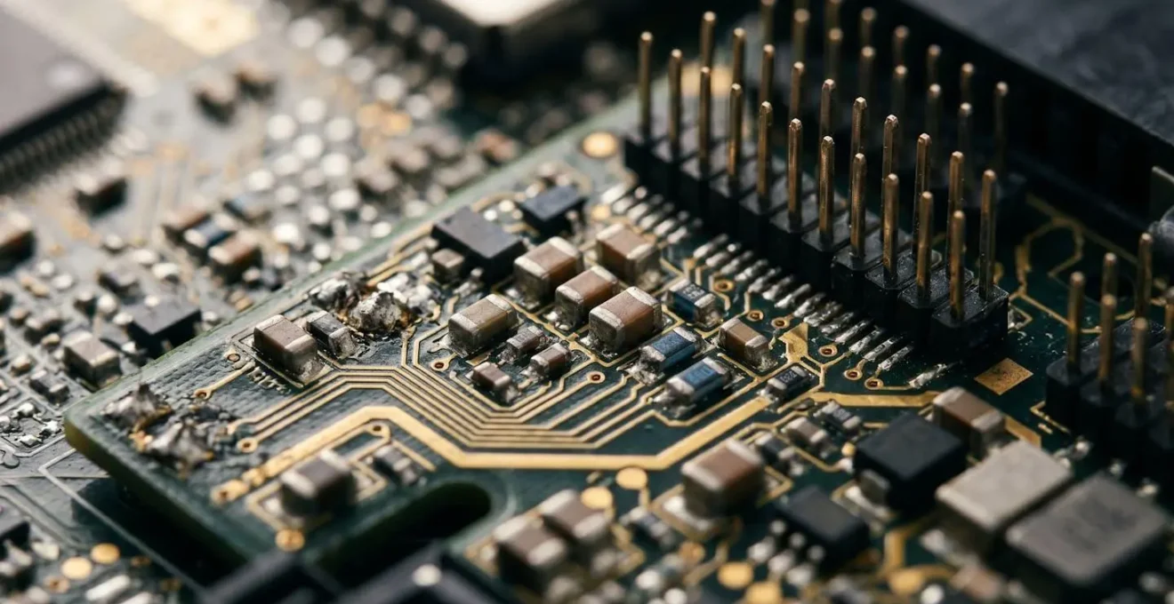 Macro view of advanced automotive sensor technology and data recording hardware