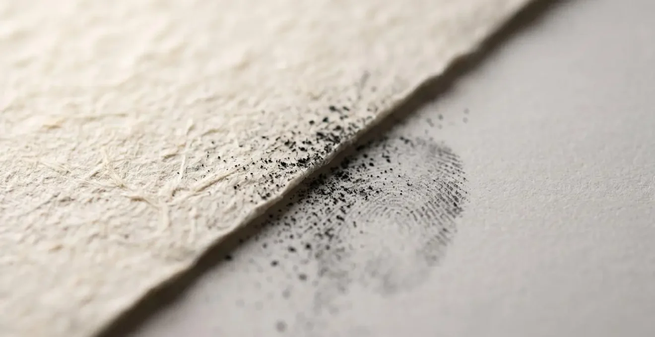 Extreme close-up detail of textured creative materials showing craftsmanship and tactile quality in design work