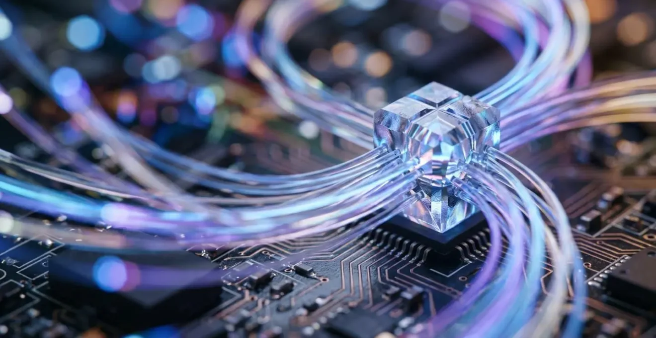 Macro detail of data processing showing efficiency through compression and batching