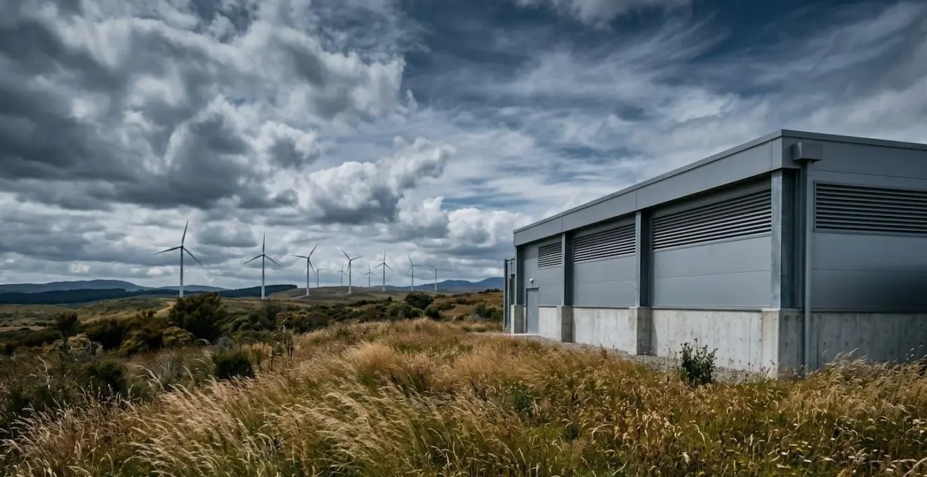 Environmental context showing the relationship between cloud computing infrastructure and renewable energy sources